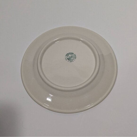 Syracuse China Colonial Floral Salad Plate Vintage - Picture 8 of 10